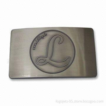 Belt Buckle, Customized Logos are Welcome, with 2D/3D Effects and Single or Double-sided